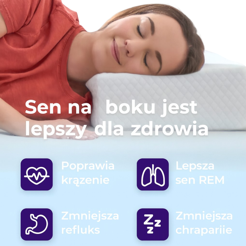 SideDream Pillow - Poduszka dla śpiochów bocznych