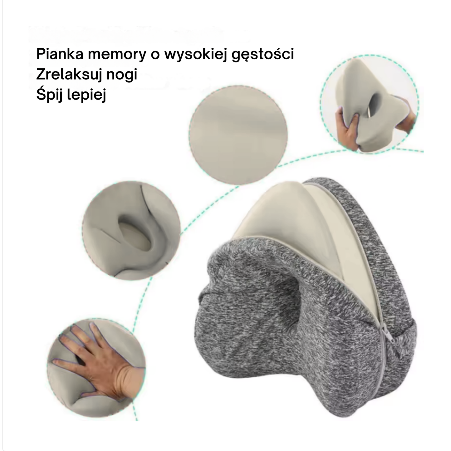 Poduszka ortopedyczna na nogi